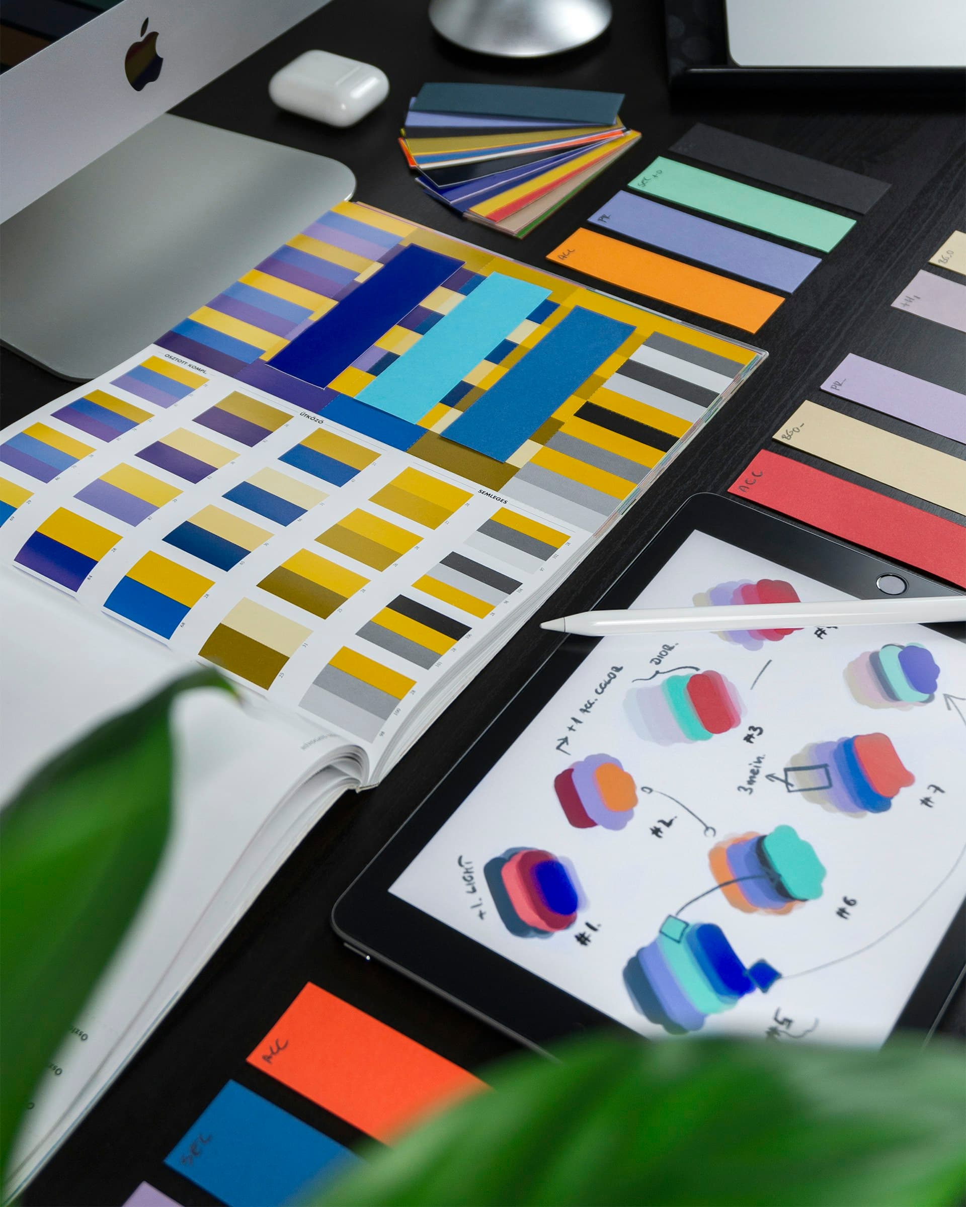 Design Flatlay Komposition